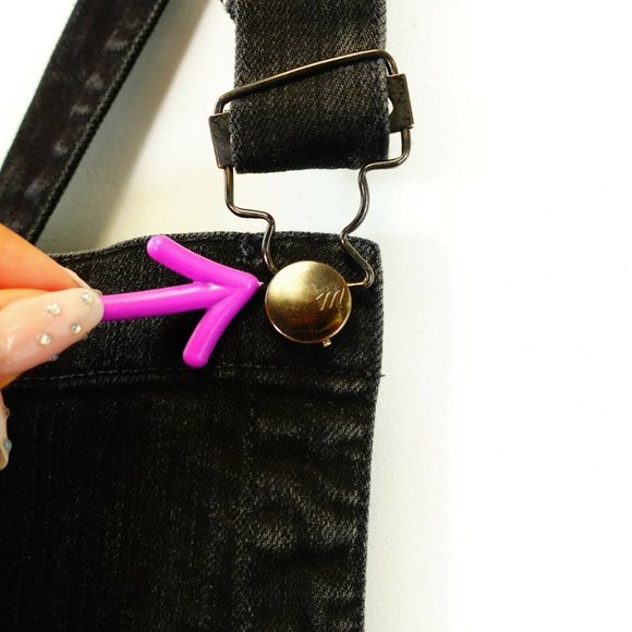 $239 MADEWELL Women's Black Denim Jean Overall XS Jumpsuit Boot Cut Cross Back - Picture 7 of 12